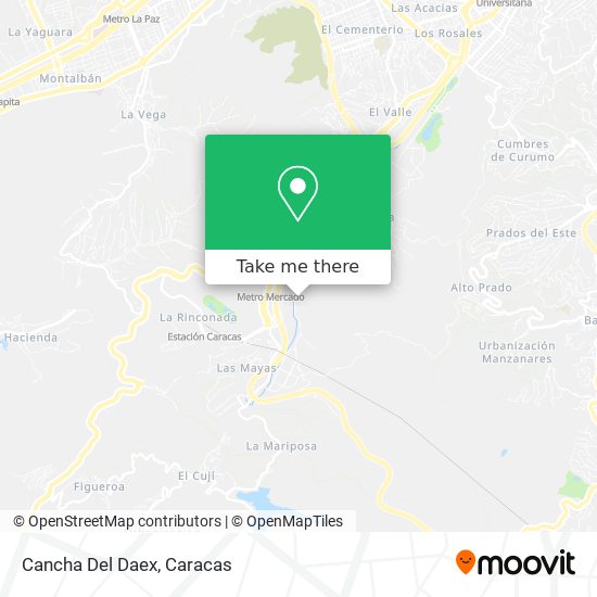 Cancha Del Daex map