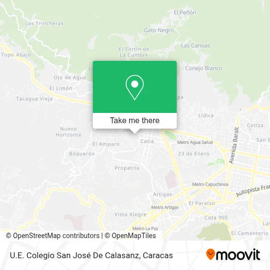 U.E. Colegio San José De Calasanz map