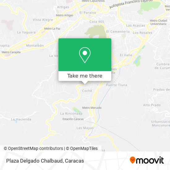 Mapa de Plaza Delgado Chalbaud