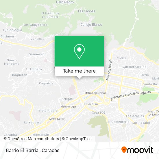 Barrio El Barrial map