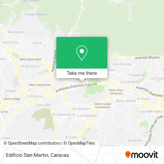 Edificio San Martin map