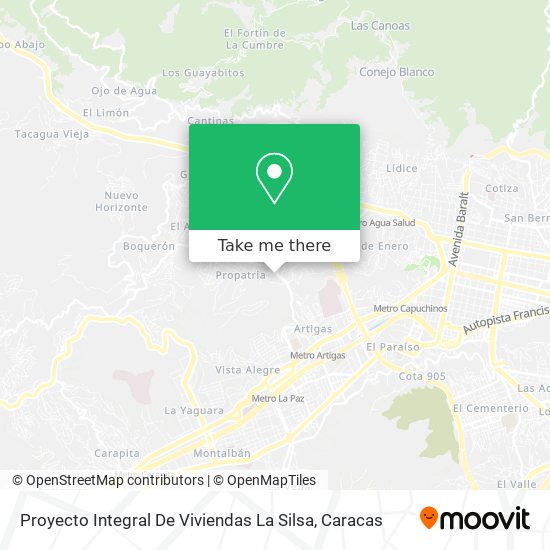 Proyecto Integral De Viviendas La Silsa map