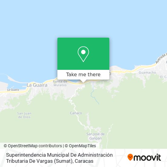 Superintendencia Municipal De Administración Tributaria De Vargas (Sumat) map