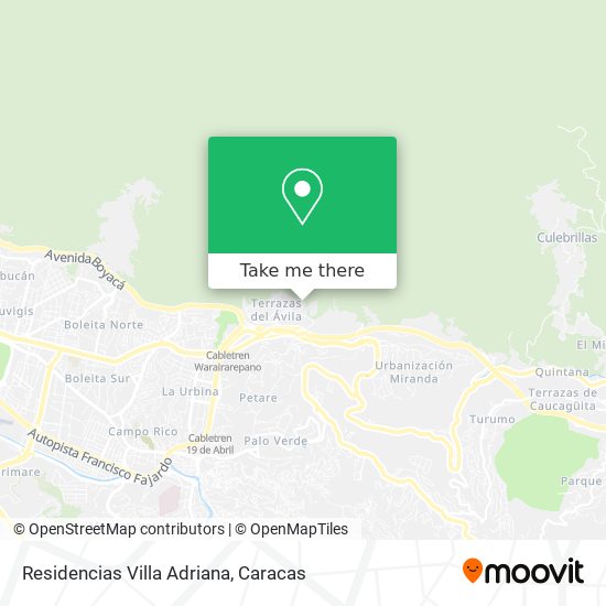 Residencias Villa Adriana map