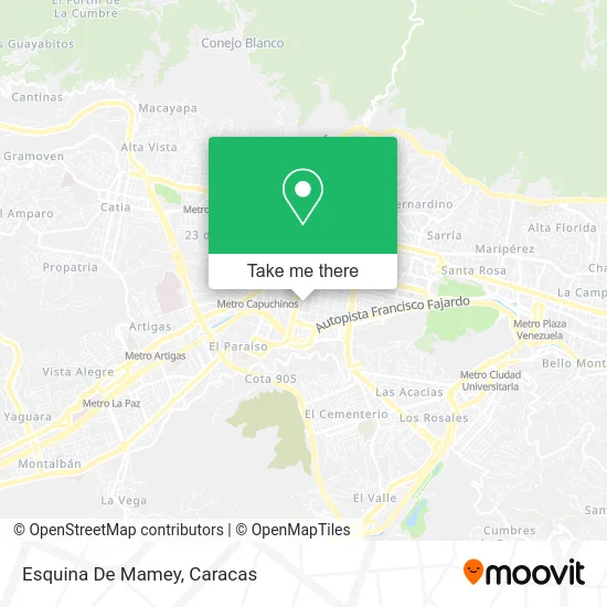 Esquina De Mamey map