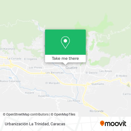 Urbanización La Trinidad map