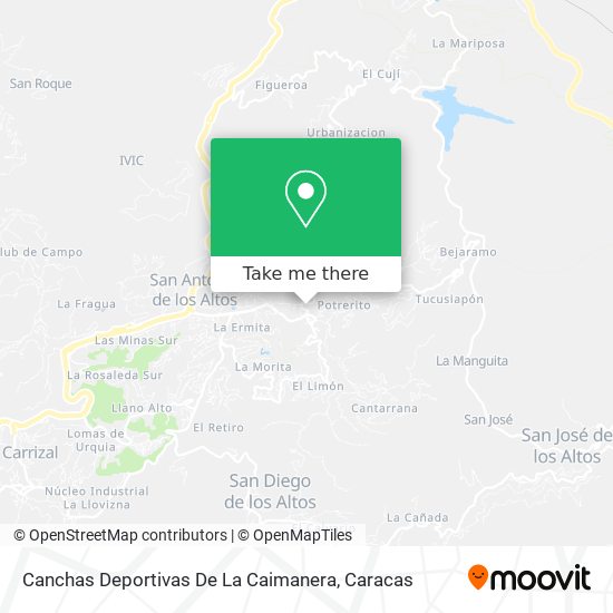 Canchas Deportivas De La Caimanera map