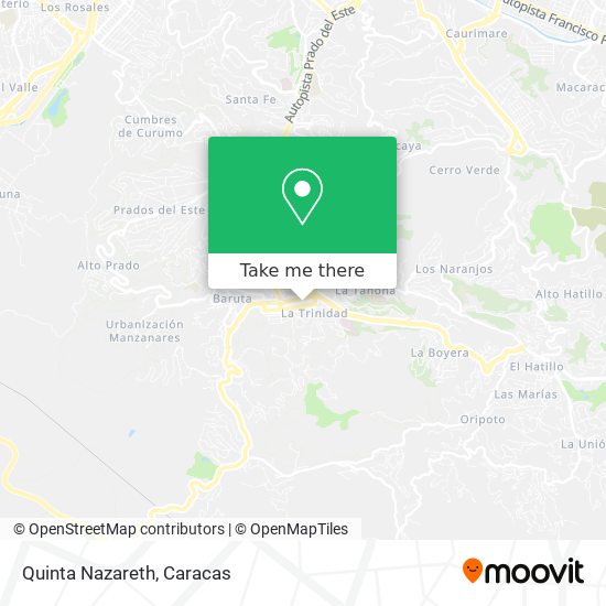 Quinta Nazareth map