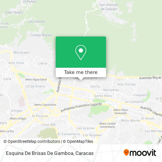 Esquina De Brisas De Gamboa map