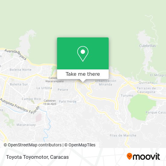 Toyota Toyomotor map