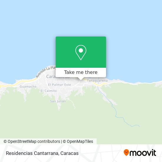 Residencias Cantarrana map