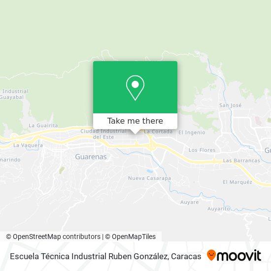 Escuela Técnica Industrial Ruben González map