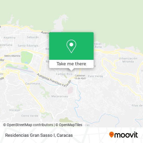 Residencias Gran Sasso I map