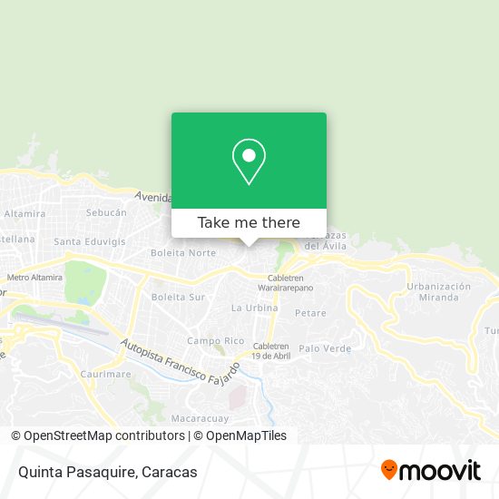 Quinta Pasaquire map