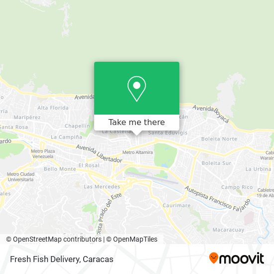 Fresh Fish Delivery map