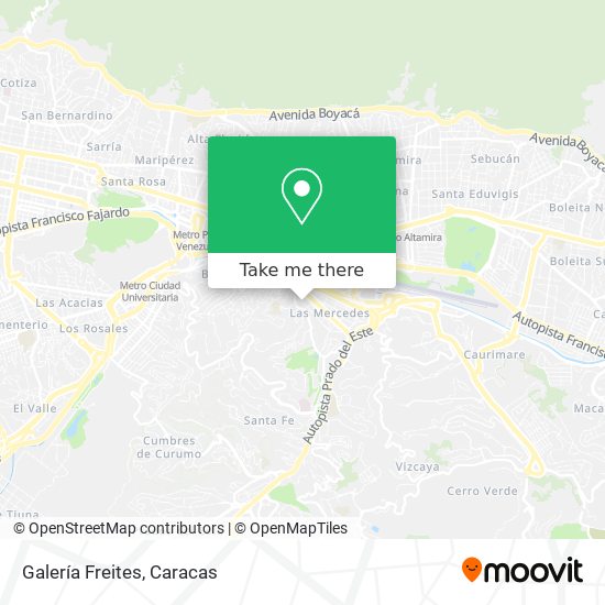 Galería Freites map