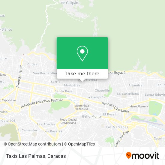 Taxis Las Palmas map