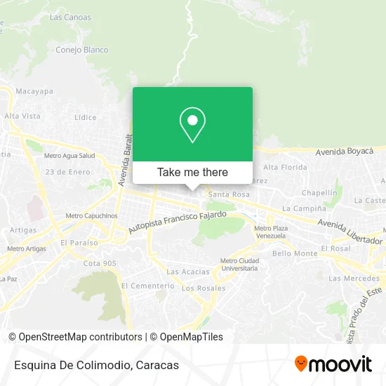 Esquina De Colimodio map