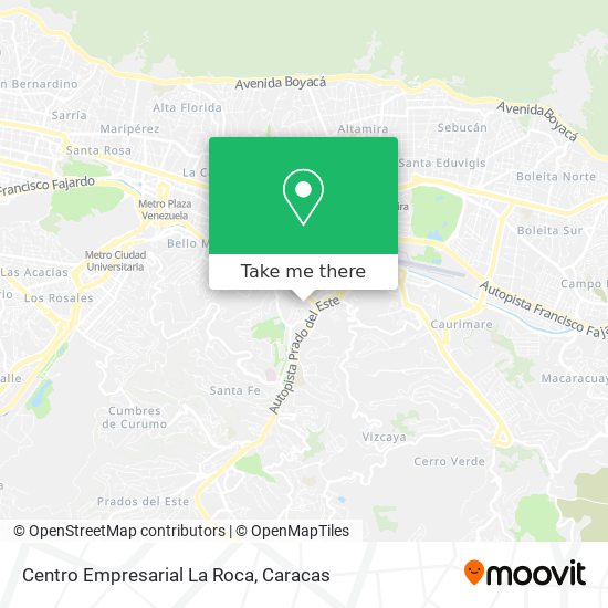 Centro Empresarial La Roca map
