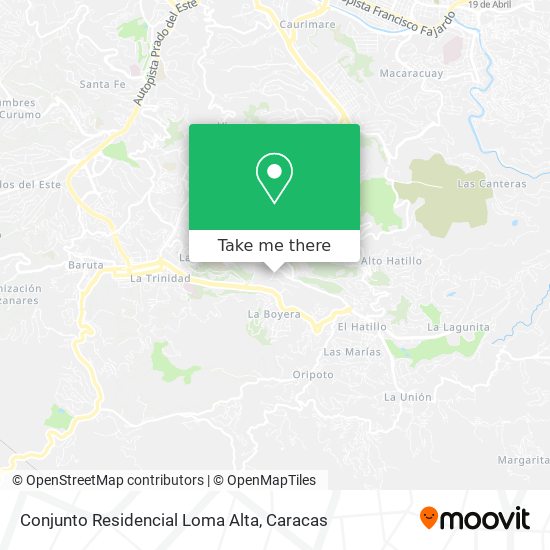 Conjunto Residencial Loma Alta map