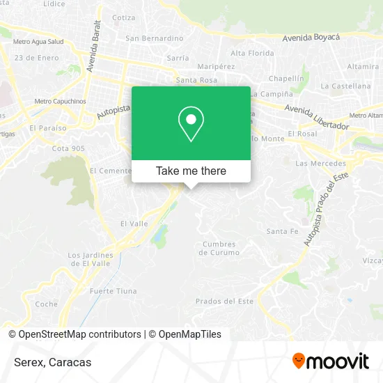 Serex map