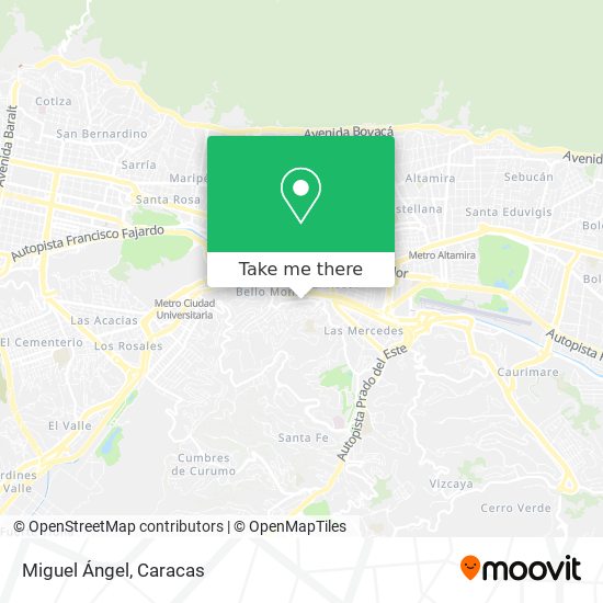 Miguel Ángel map