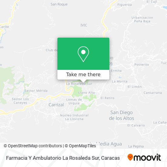 Farmacia Y Ambulatorio La Rosaleda Sur map