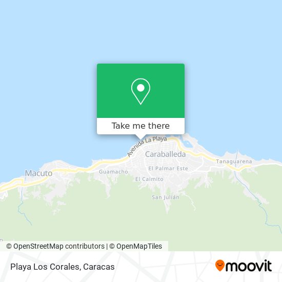 Playa Los Corales map