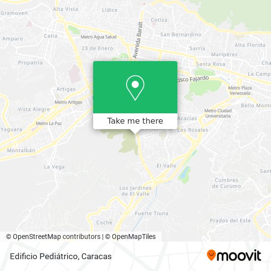 Edificio Pediátrico map