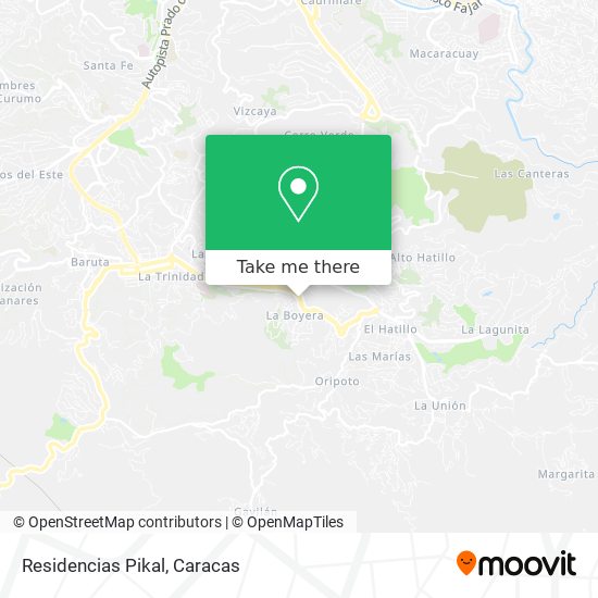 Residencias Pikal map