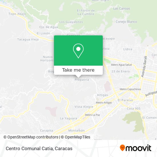 Centro Comunal Catia map