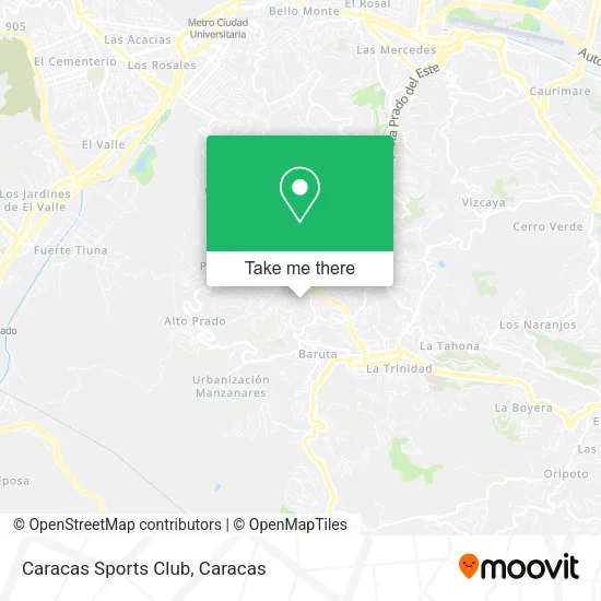 Caracas Sports Club map