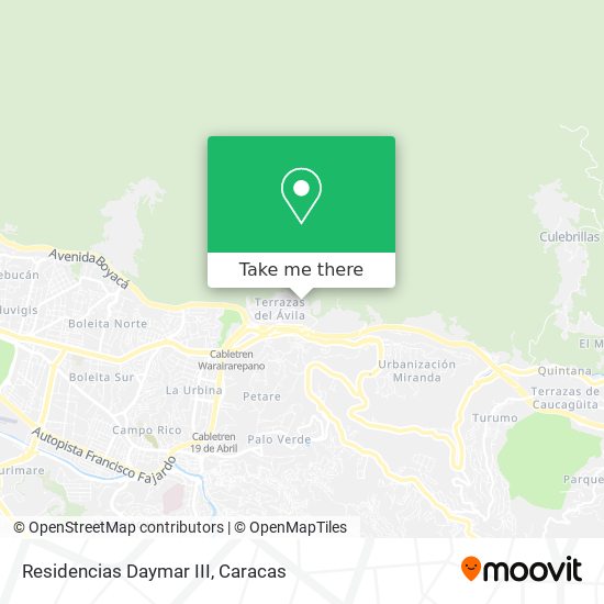 Residencias Daymar III map