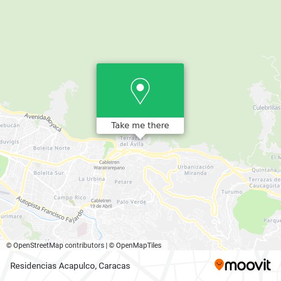 Residencias Acapulco map