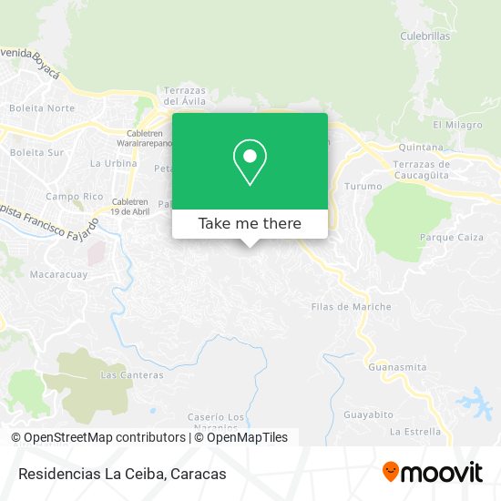 Residencias La Ceiba map