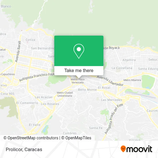Prolicor map