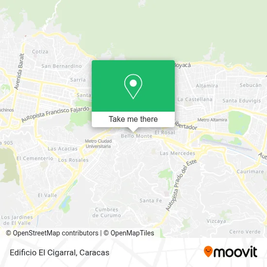 Edificio El Cigarral map