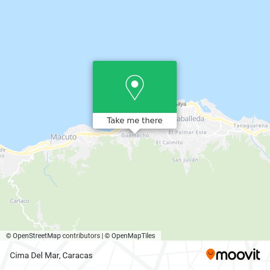 Cima Del Mar map