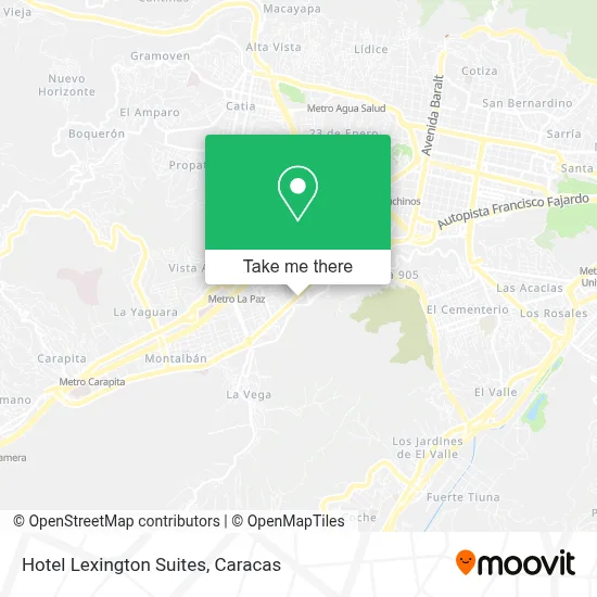 Hotel Lexington Suites map