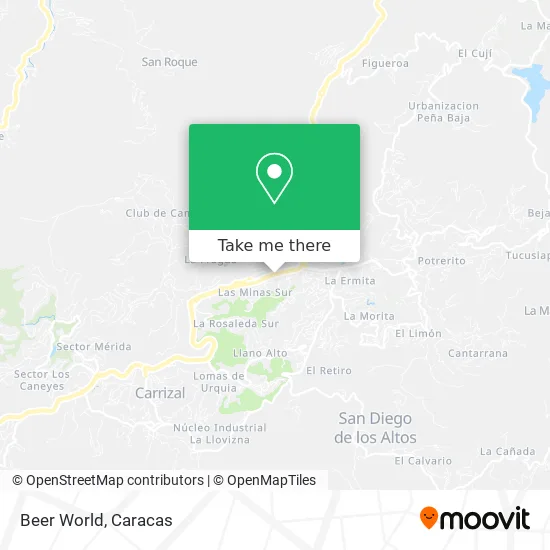 Beer World map