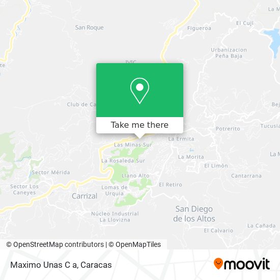 Maximo Unas C a map