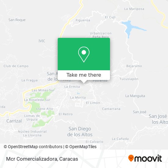 Mcr Comercializadora map