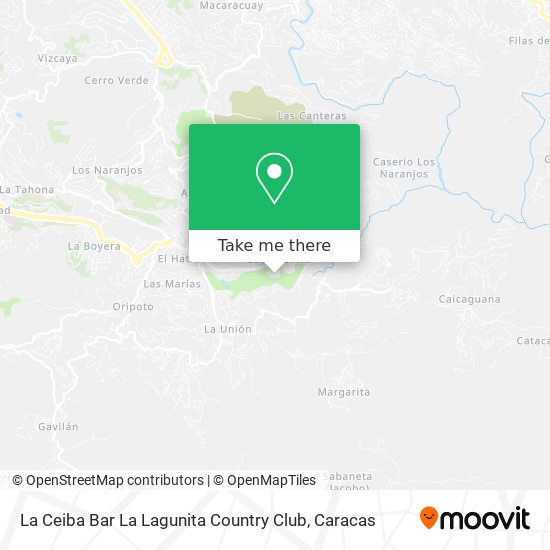 La Ceiba Bar La Lagunita Country Club map