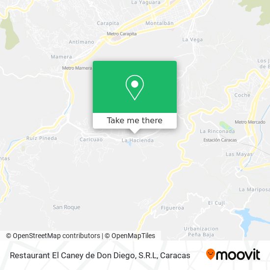 Restaurant El Caney de Don Diego, S.R.L map