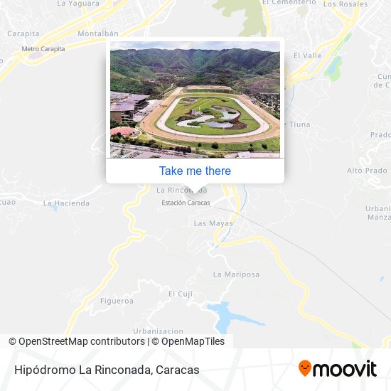 Hipódromo La Rinconada map