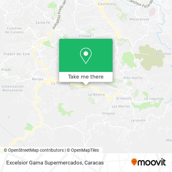 Excelsior Gama Supermercados map