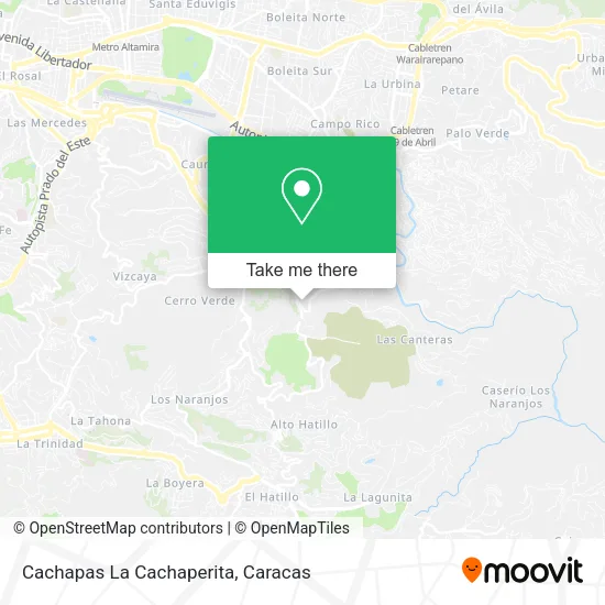Cachapas La Cachaperita map
