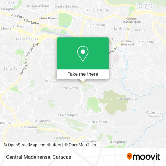 Mapa de Central Madeirense