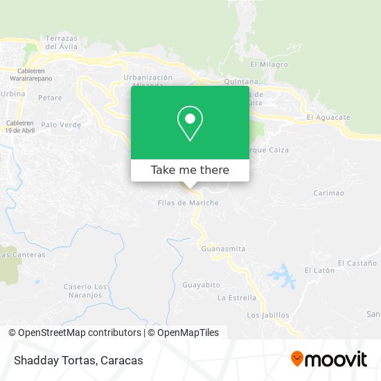 Shadday Tortas map
