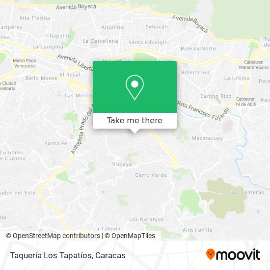 Taquería Los Tapatíos map